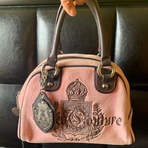 Juicy Couture pink and brown bag